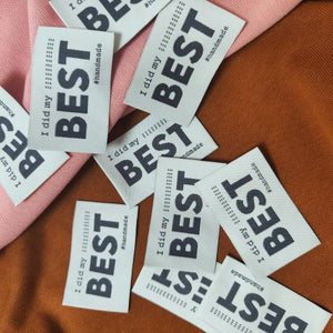 Etiquette à coudre - 