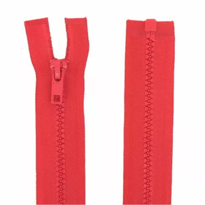 Fermeture injectée séparable - 60 cm - plusieurs coloris