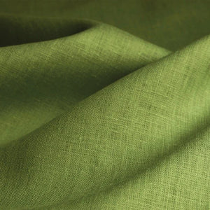 Lin - 100% - coloris Vert mousse