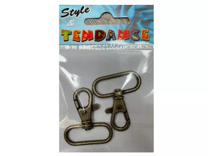 Mousqueton 40 mm x 30 mm - BRONZE