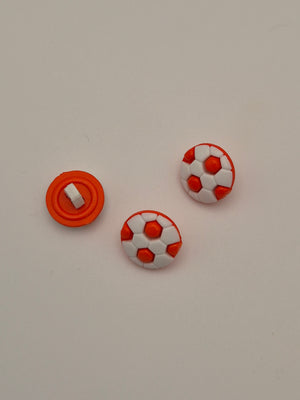 Boutons jaunes / oranges - 14 mm
