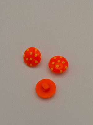 Boutons oranges  - 13 mm