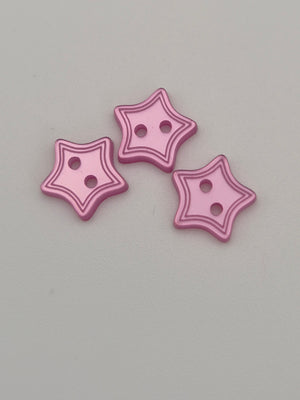 Boutons rose  - 13 mm