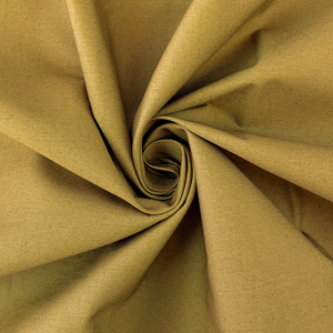 🌿 Popeline de coton unie – Coloris Brun Doré – Oeko-Tex®