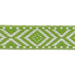 Sangle fantaisie ethnique 30mm - coloris Vert