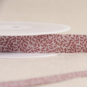 Biais feuillage 20 mm – coloris Bourgogne
