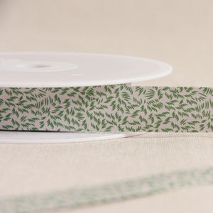 Biais feuillage 20 mm – coloris Vert foncé