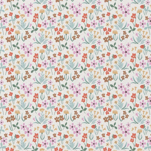 Coton imprimé Ecru/Rouge (enfant)