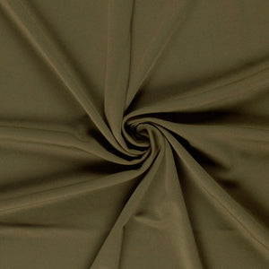 Crêpe extensible – coloris Gris Taupe – OEKO-TEX