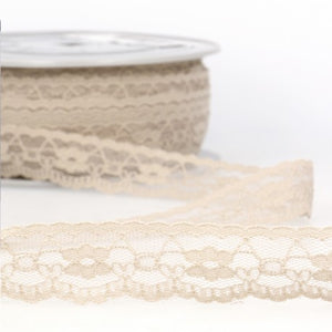 Dentelle Rachel 25 mm – Galon dentelle - coloris Lin