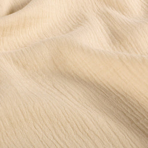Double gaze de coton unie – coloris Beige
