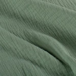 Double gaze de coton unie – coloris Menthe foncée