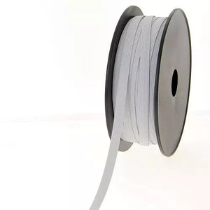 Elastique souple 8 mm - blanc ou noir