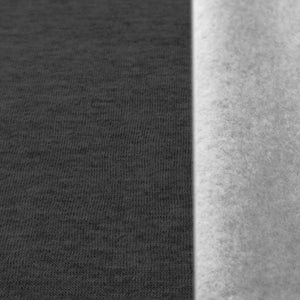 Jogging uni mélange brossé - coloris Gris foncé