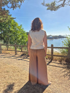 Gilet Fibre Mood en lin beige