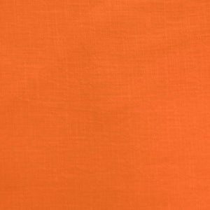 Coton Lin uni - coloris Orange