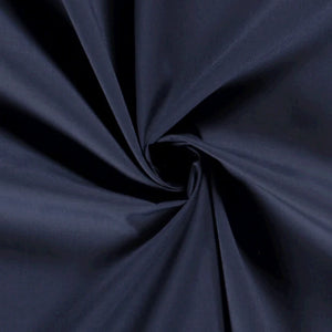 Popeline de coton - coloris Marine