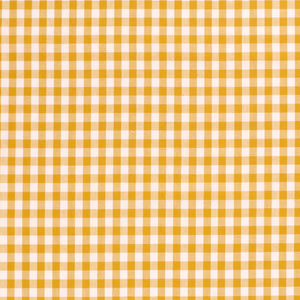 Popeline de Coton carreaux - coloris Ocre