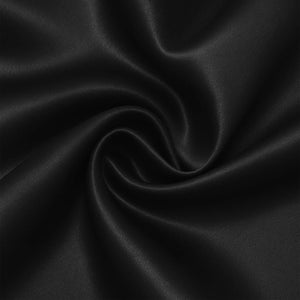 Satin de polyester - coloris Noir